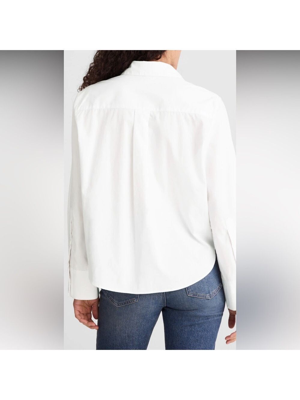 Madewell Oversized Oxford Cotton Button-Up Shirt Size XS NWT - Picture 4 of 15